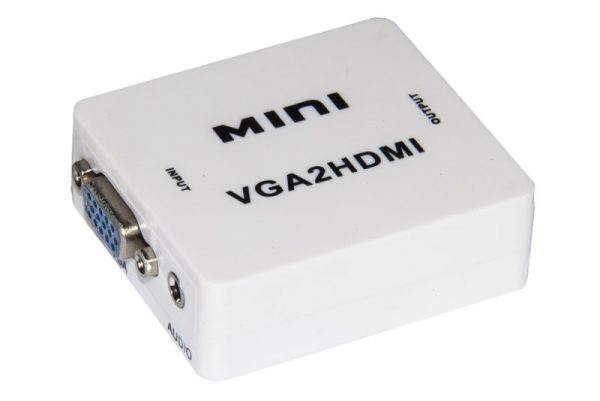 MINI CONVERTITORE VGA-HDMI CON AUDIO (LKCONV06)