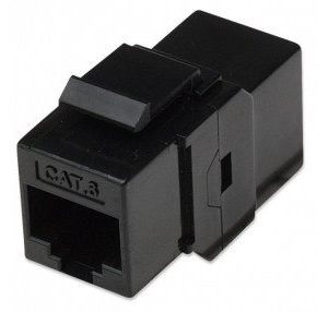 FRUTTO KEYSTONE JACK RJ45 UTP CAT.6 NERO (NW-KU6I-BK)