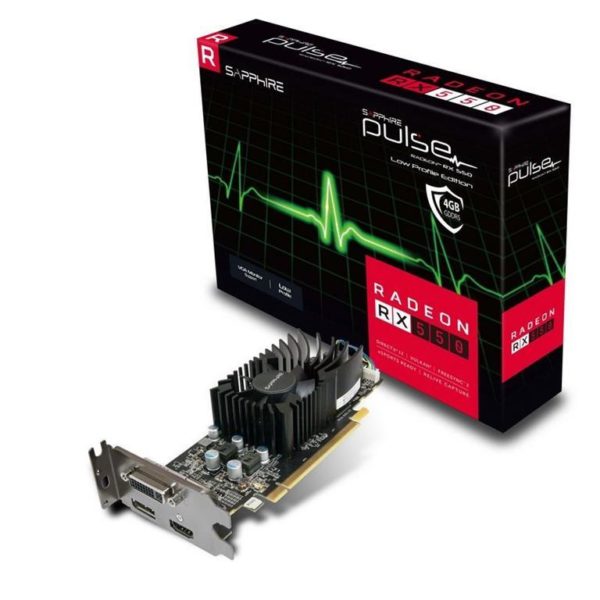 SCHEDA VIDEO RADEON RX550 PULSE 4 GB (11268-09-20G) LOW PROFILE