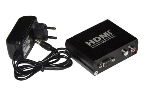 MINI CONVERTITORE VGA-HDMI CON AUDIO (LKCONV03)